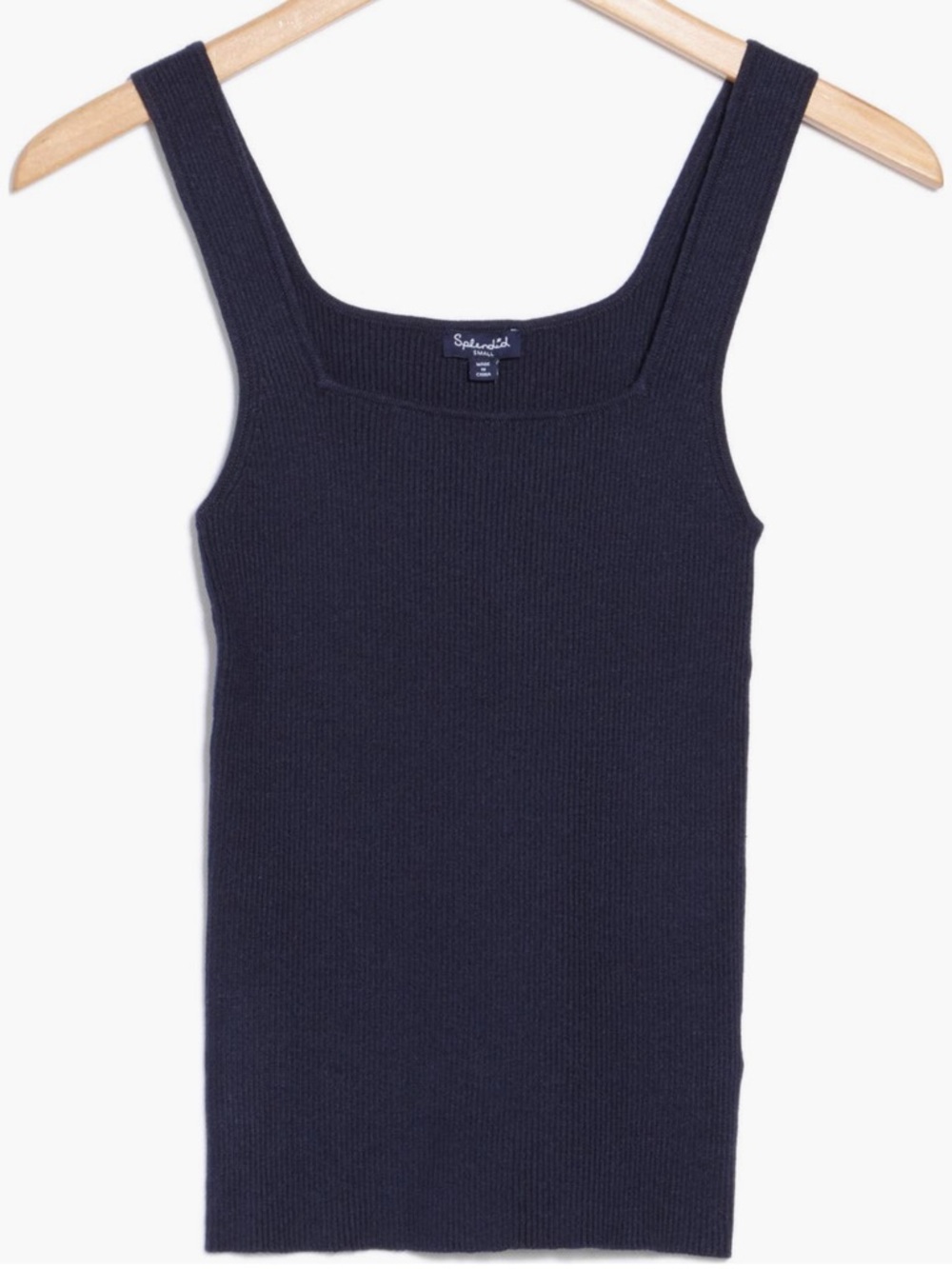Rib knit sleeveless sweater